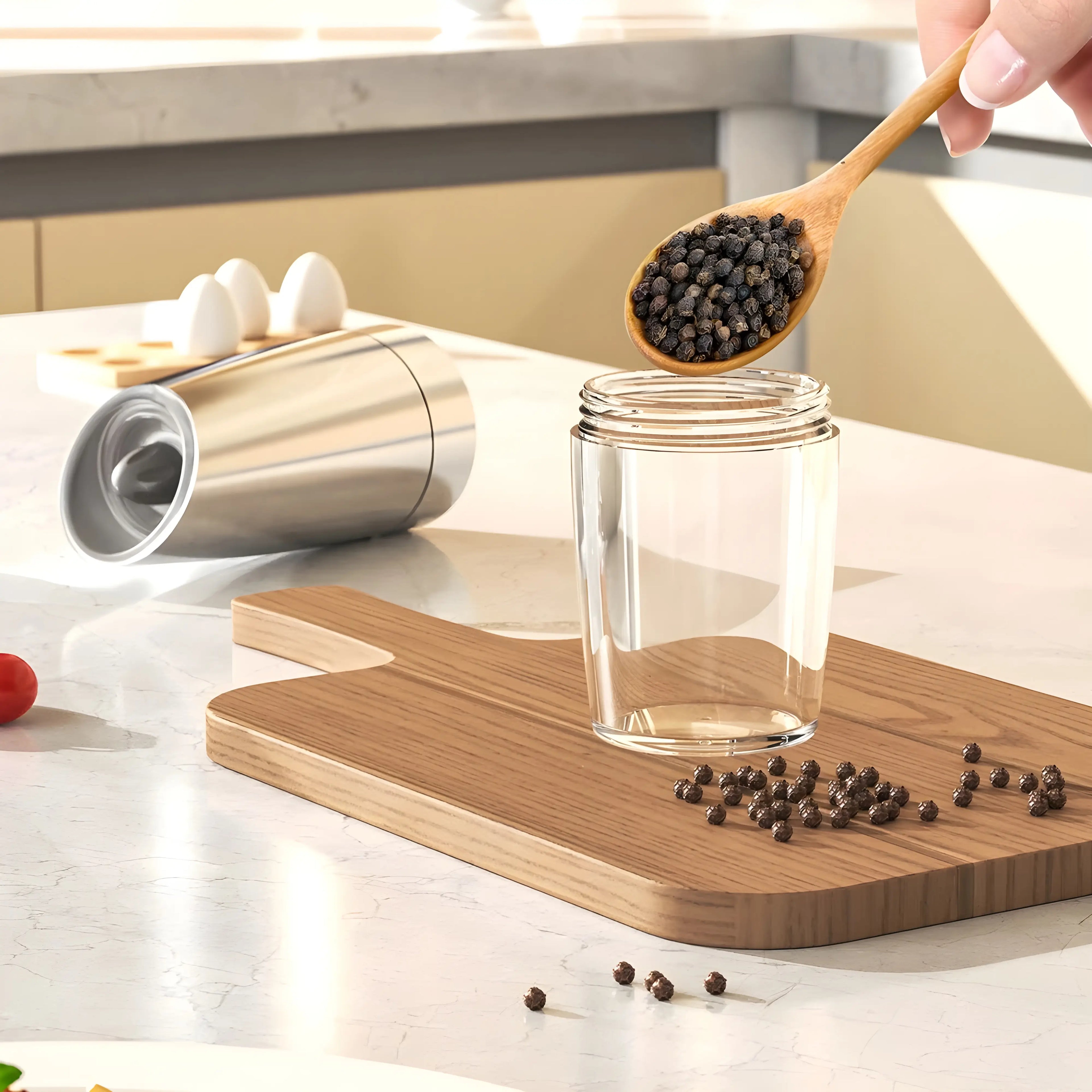 EasyGrind – Moulin automatique à gravité sans effort pour sel & épices