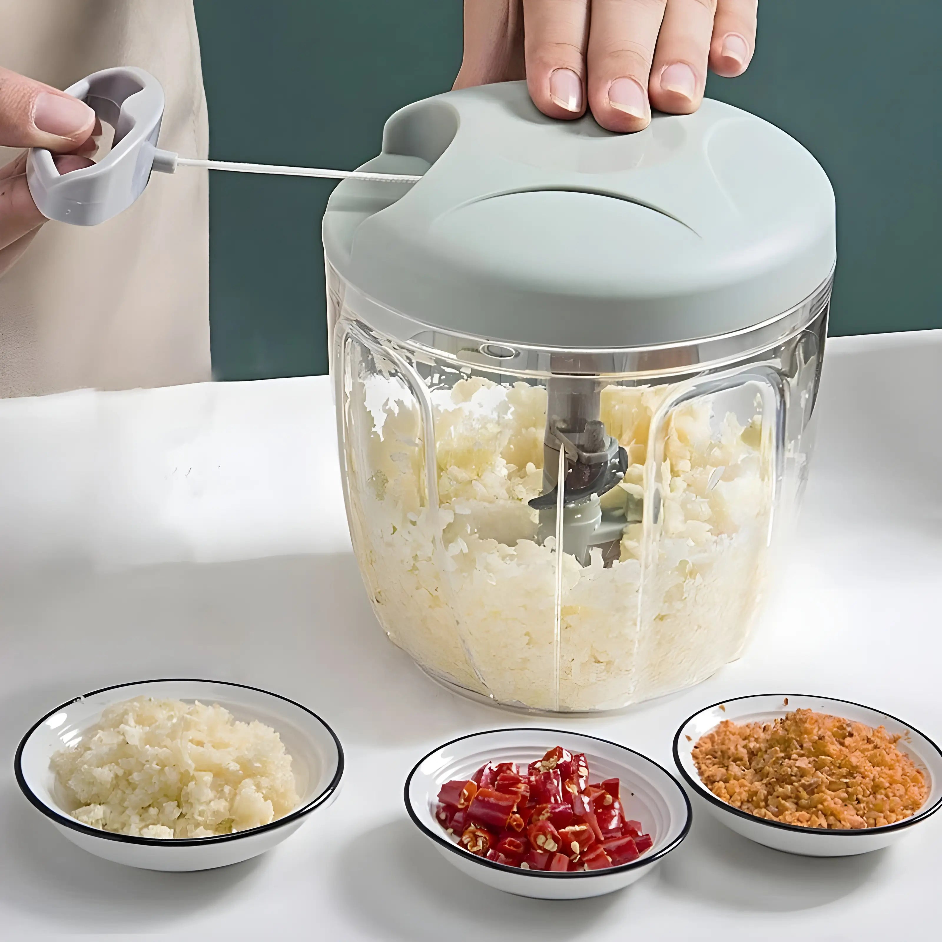 ChopMaster – Hachoir Manuel Multifonction Compact, Rapide & Efficace