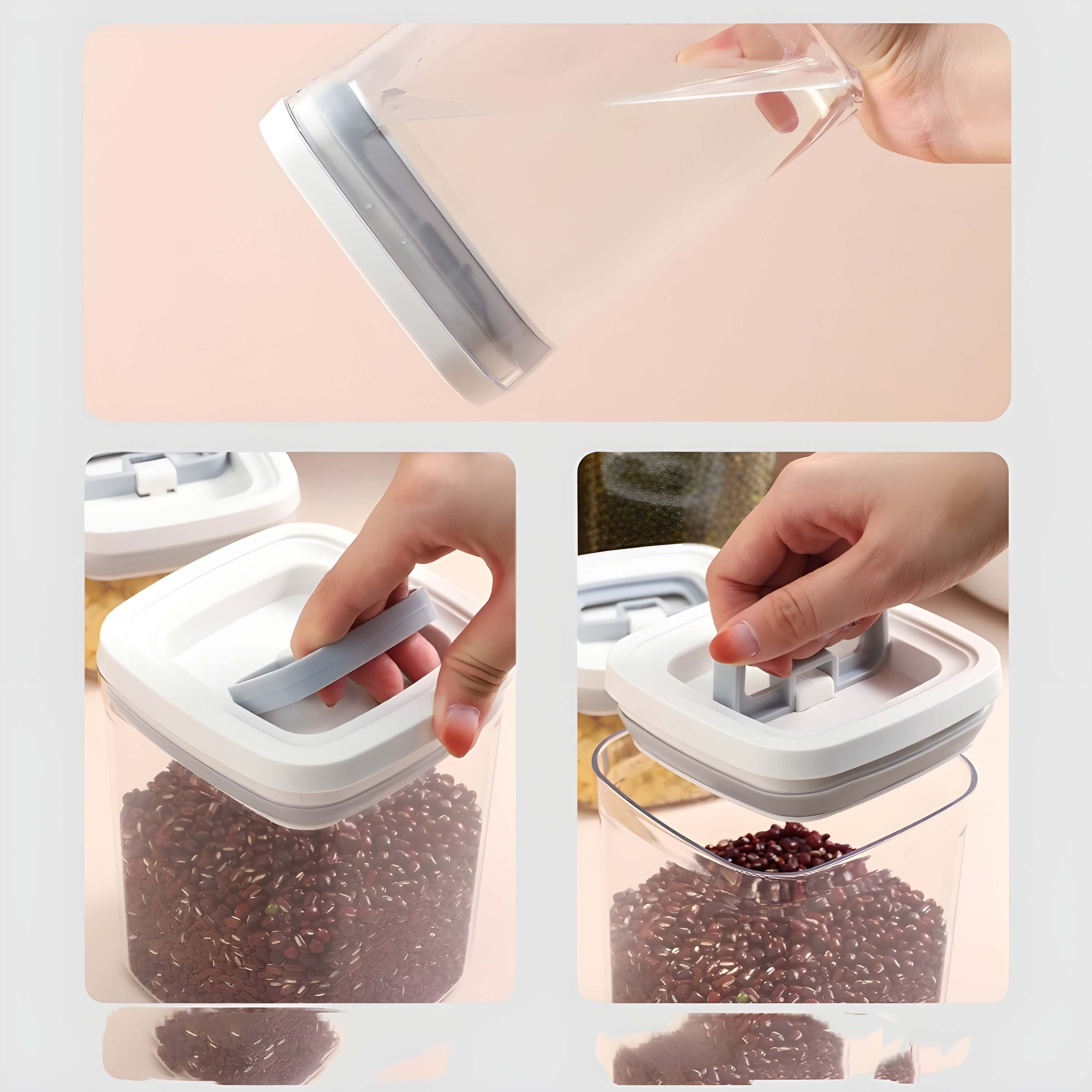 StackBox – Boîte de Rangement Empilable Transparente pour Cuisine