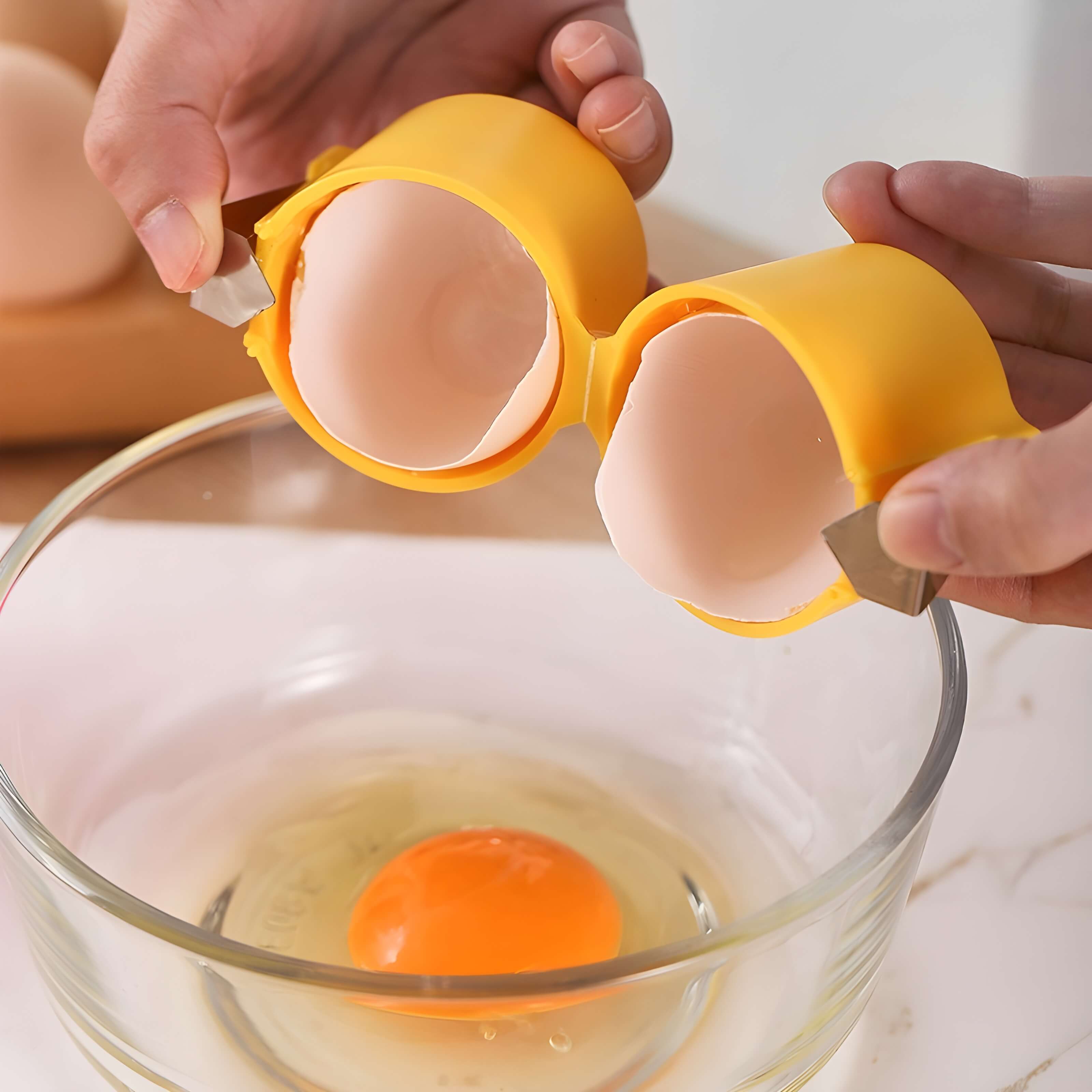 EggSmart – Ouvre-Œuf Pratique et Sans Désordre