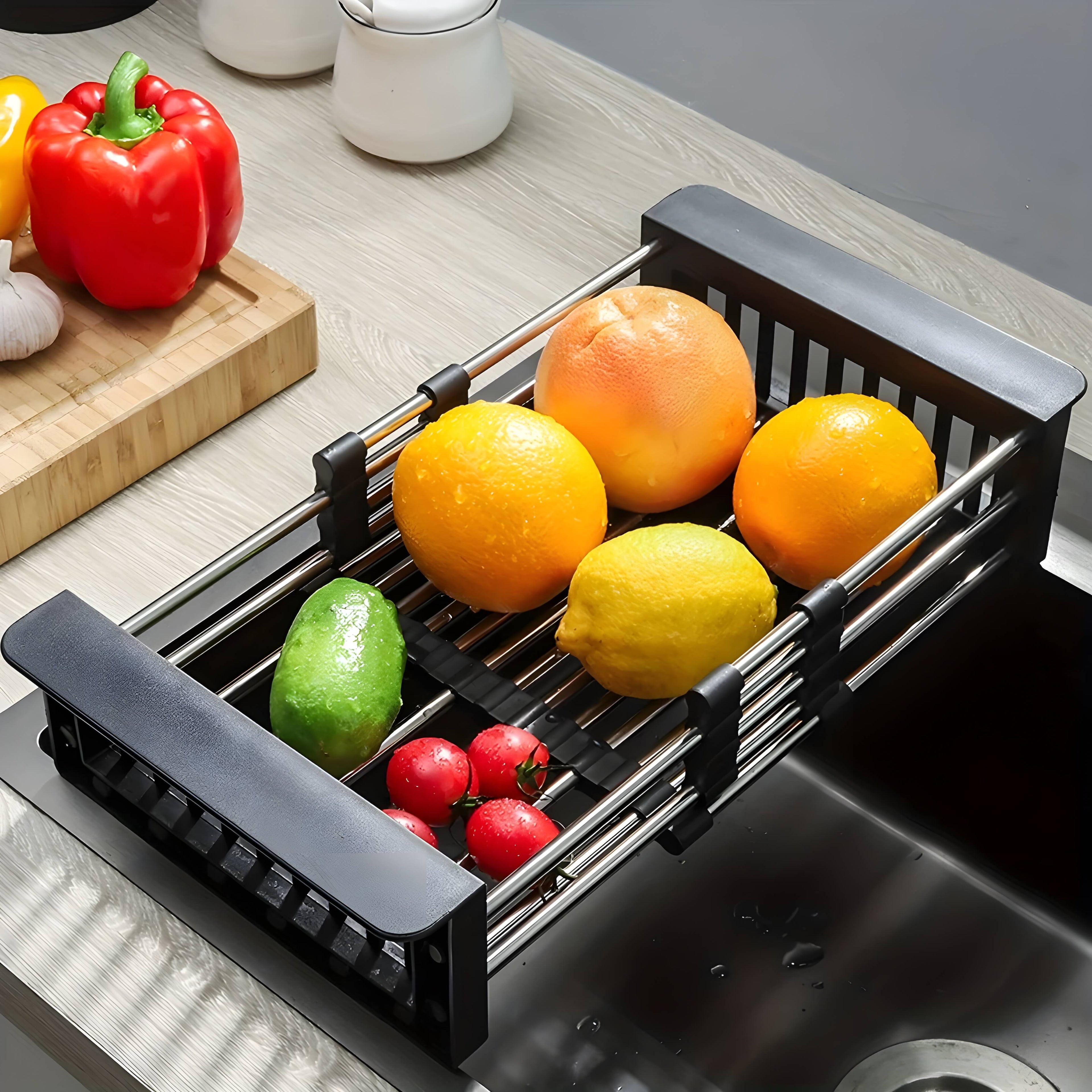 Panier d’Égouttoir Extensible pour Évier