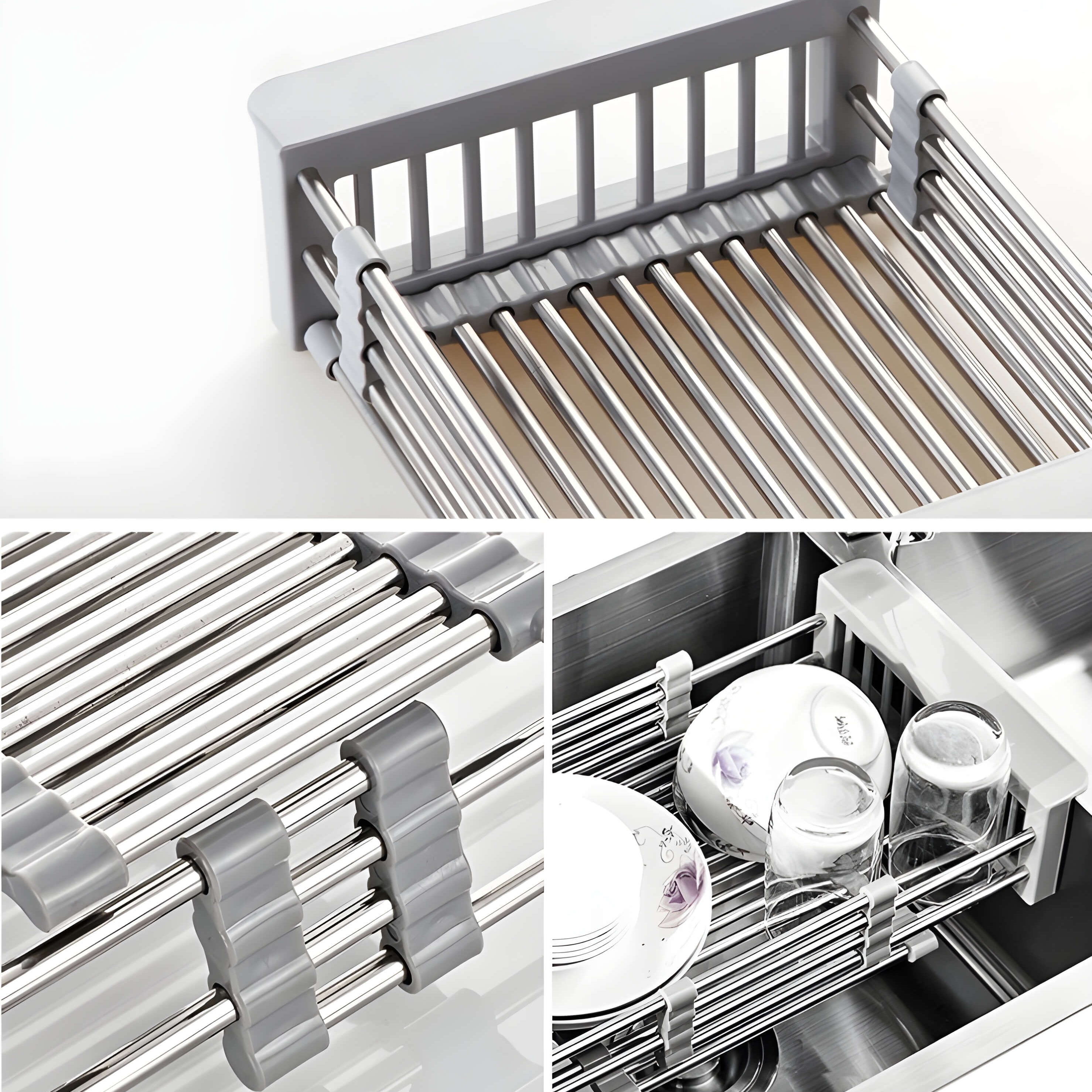 DrainMax – Panier d’Égouttoir Extensible pour Évier