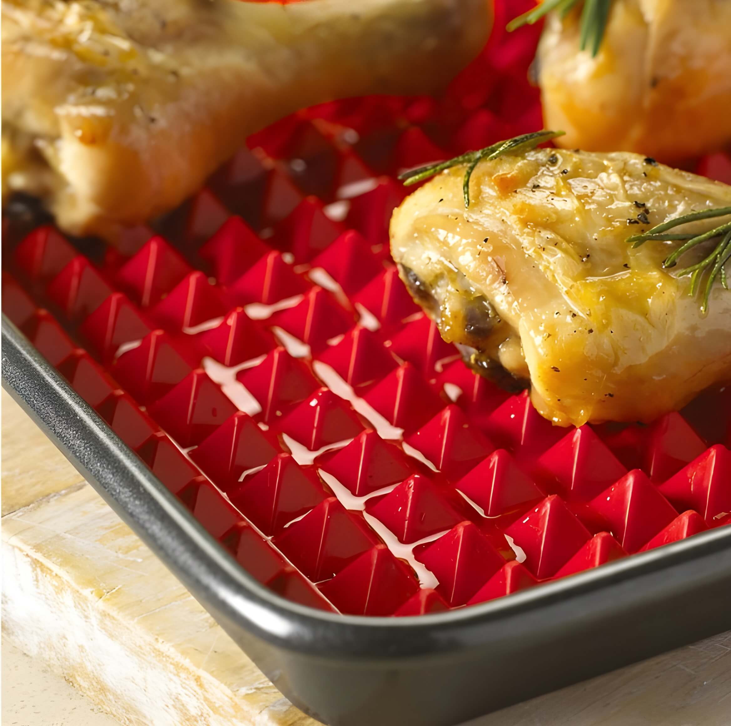 BakePro – Tapis de Cuisson en Silicone Pyramidal Antiadhésif