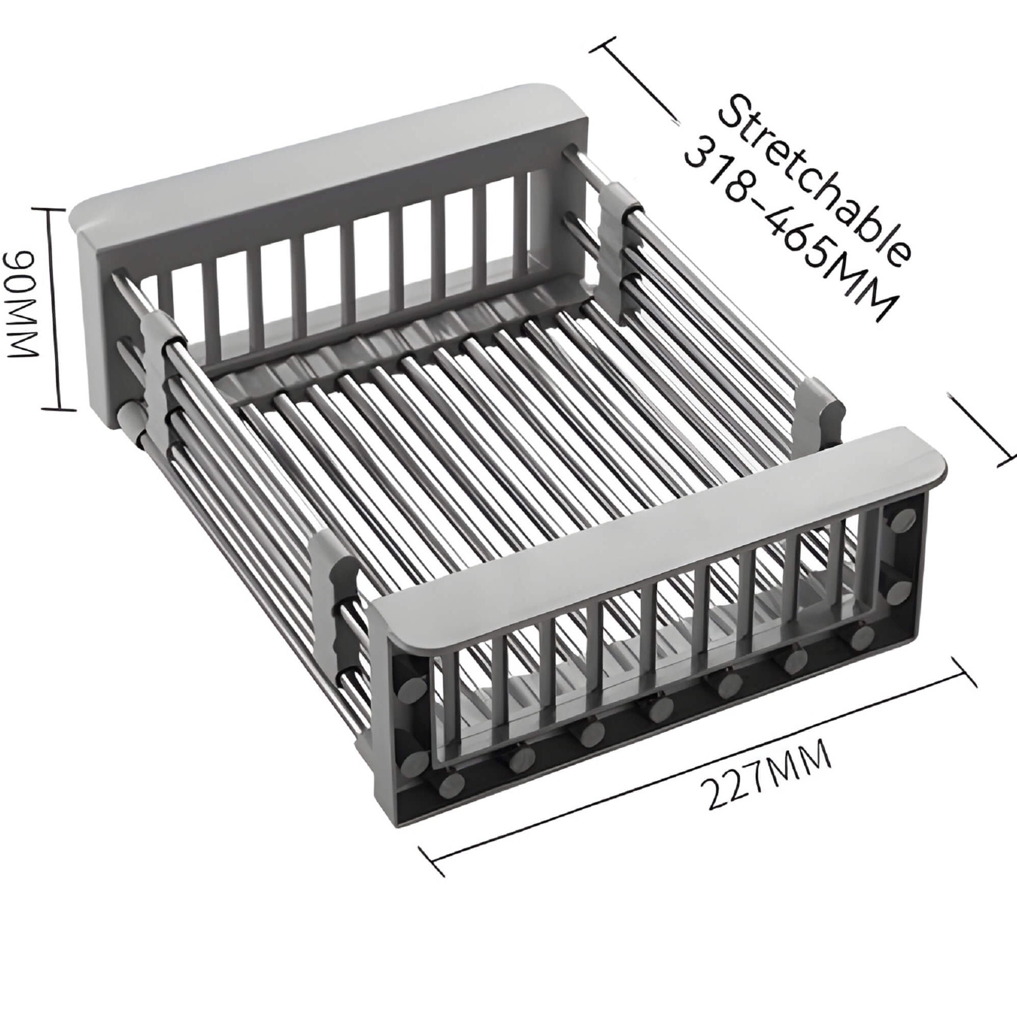 DrainMax – Panier d’Égouttoir Extensible pour Évier