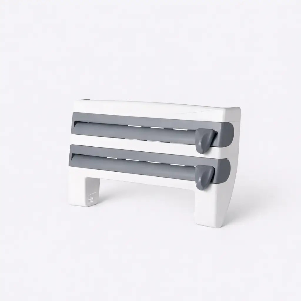 WallEase – Distributeur Mural 4-en-1 pour Rouleaux de Cuisine