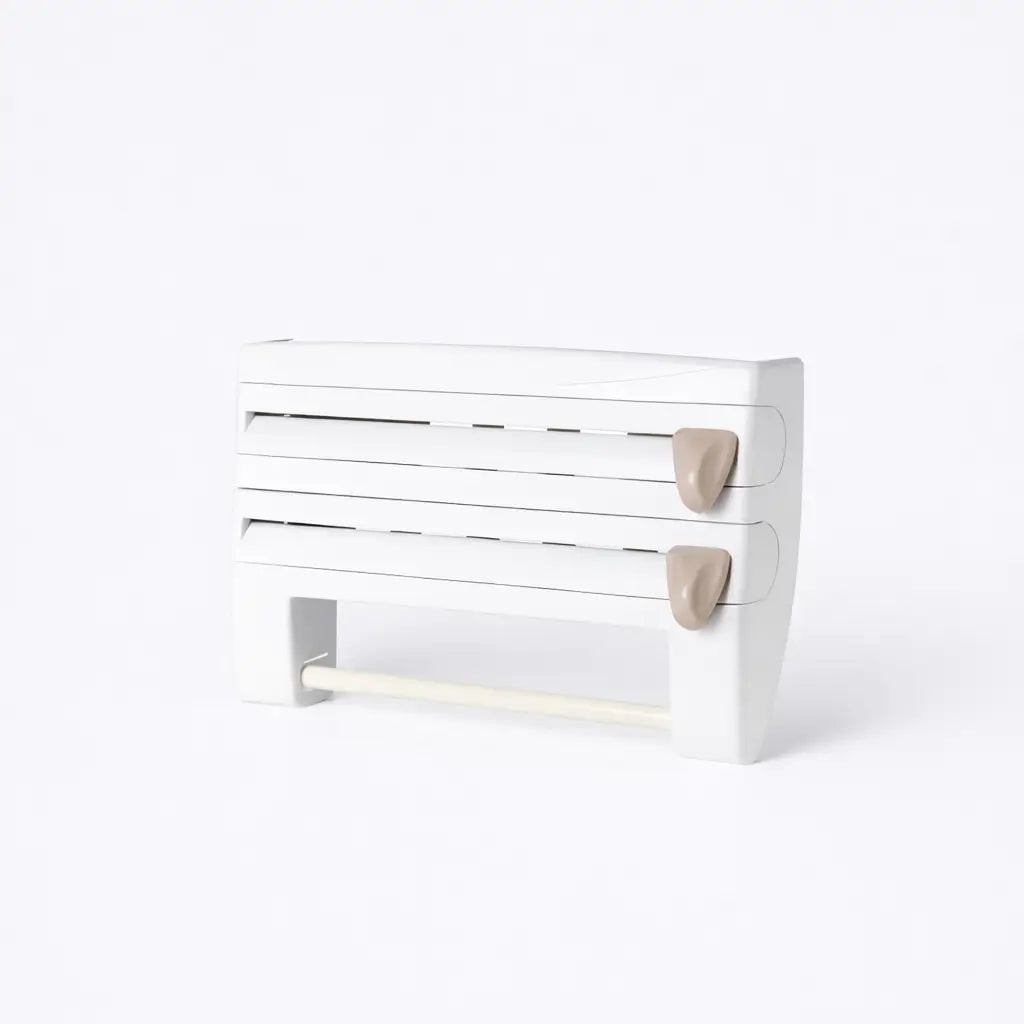 WallEase – Distributeur Mural 4-en-1 pour Rouleaux de Cuisine