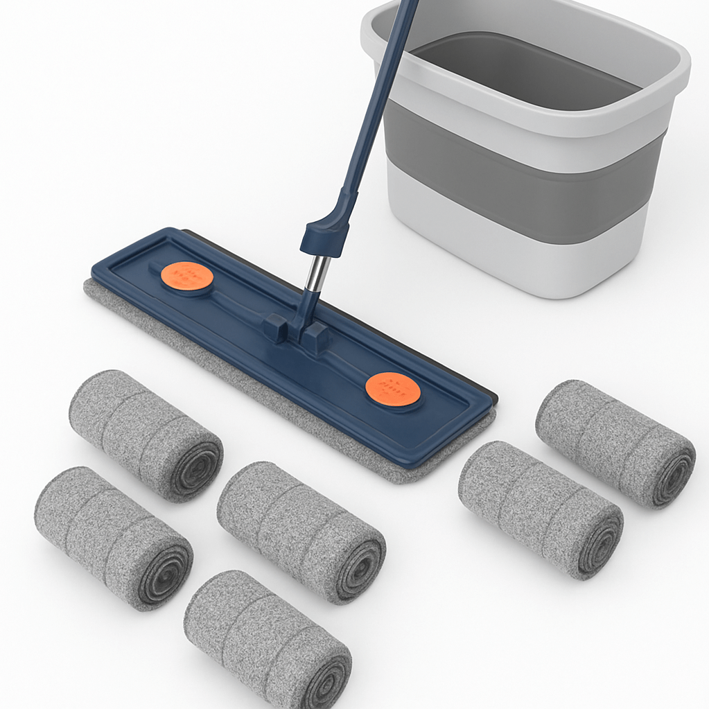 SpinClean™ | La Serpillière Rotative Avec Système D’Essorage Intégré