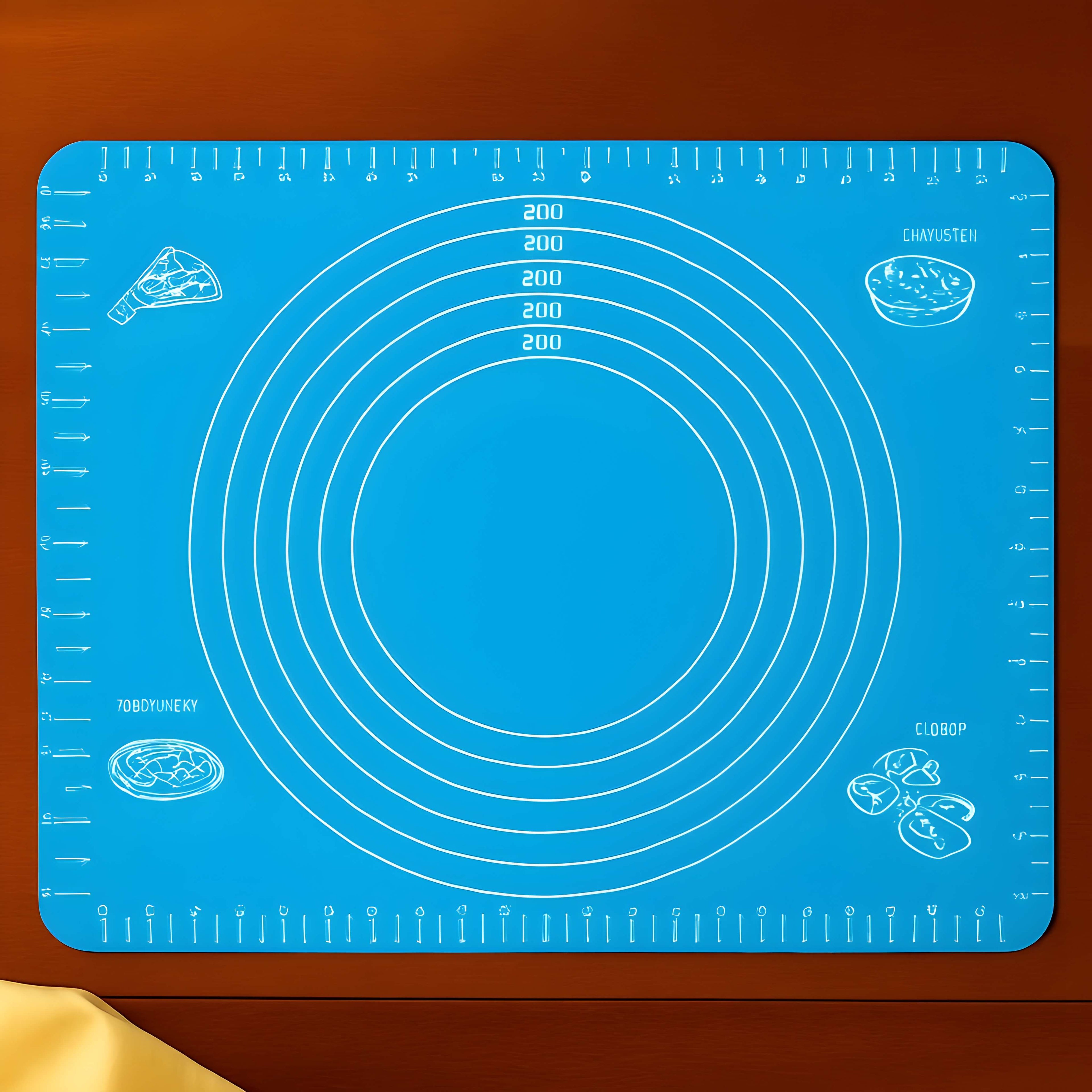 BakeMat Pro – Tapis de Pâtisserie en Silicone Antidérapant & Réutilisable